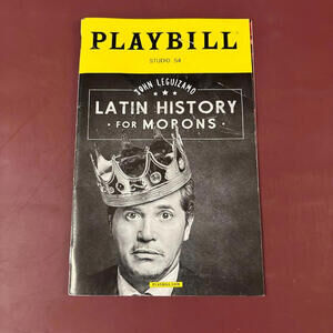 Playbill - John Leguizamo Latin History for Morons - Studio 54 Broadway🌸